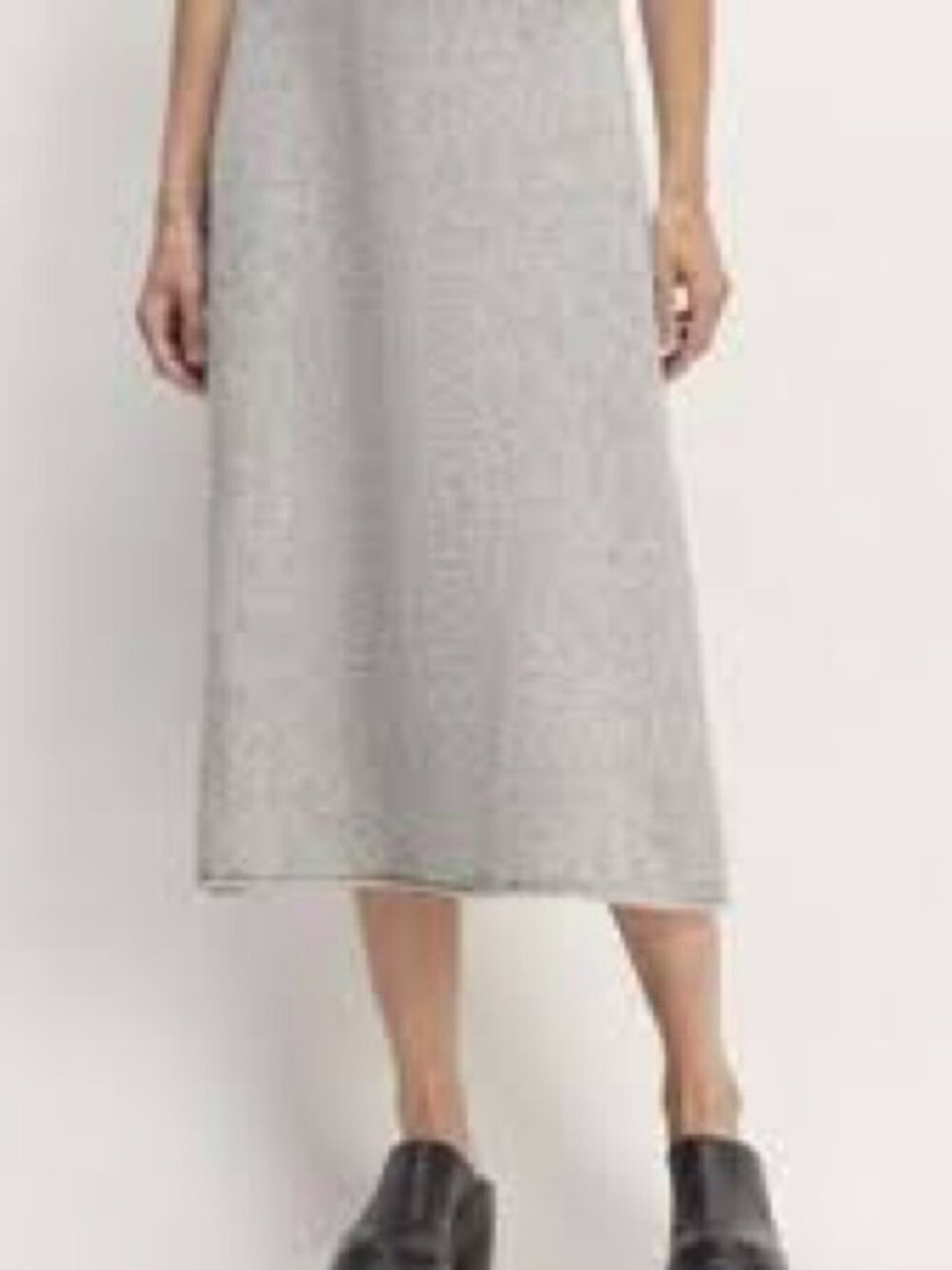 Club Monaco Gray Midi Skirt